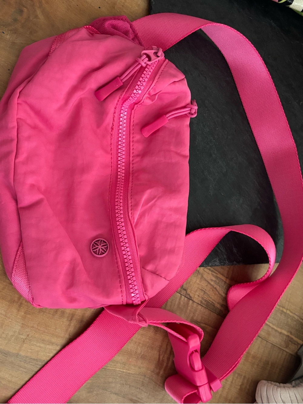 GAIAM Pink Crossbody Sling Bag - Casual Everyday Shoulder Bag